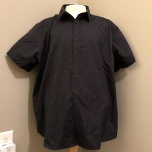 Untukit Men’s Button Up Shirt Black XXL